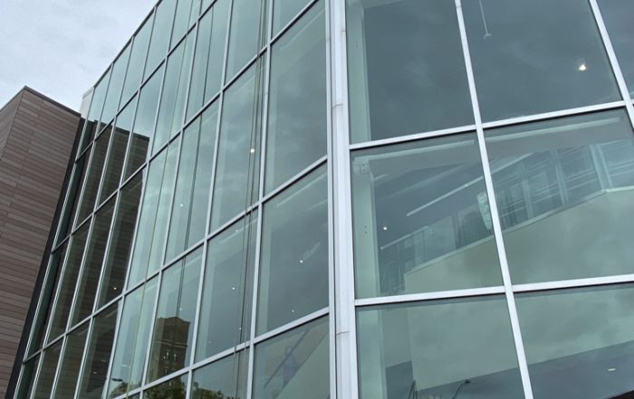 Descending down a mid-rise business to clean their windows