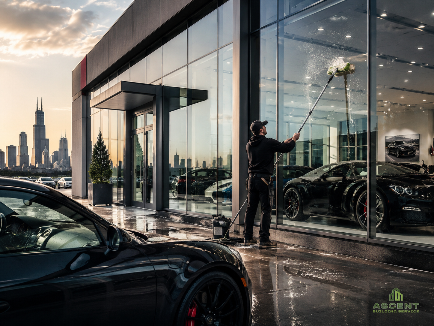 car-dealership-window-cleaning-cook-county-il