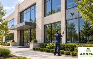 Commercial building exterior maintenance and window cleaning in Skokie, IL